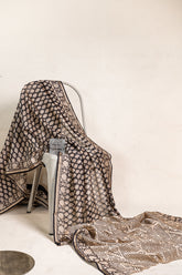 Hand Block Printed Chanderi Silk saree