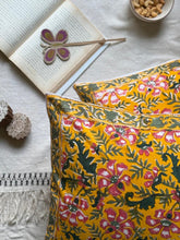 Cotton Hand Block Printed Cushion Cover - Single Piece