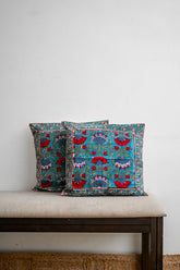 Cotton Hand Block Printed Cushion Cover - Single Piece
