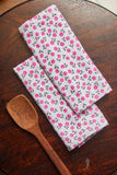 Pink Bloom Kitchen Towel