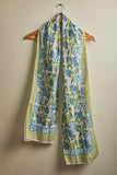 Sanganeri Mul Cotton Stole/Scarf