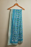 Sanganeri Mul Cotton Stole Long