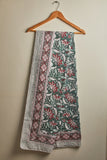 Sanganeri Mul Cotton Stole Long
