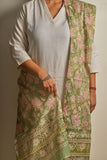 Hand Block Printed Chanderi Silk Dupatta