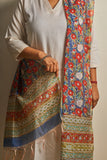 Hand Block Printed Chanderi Silk Dupatta