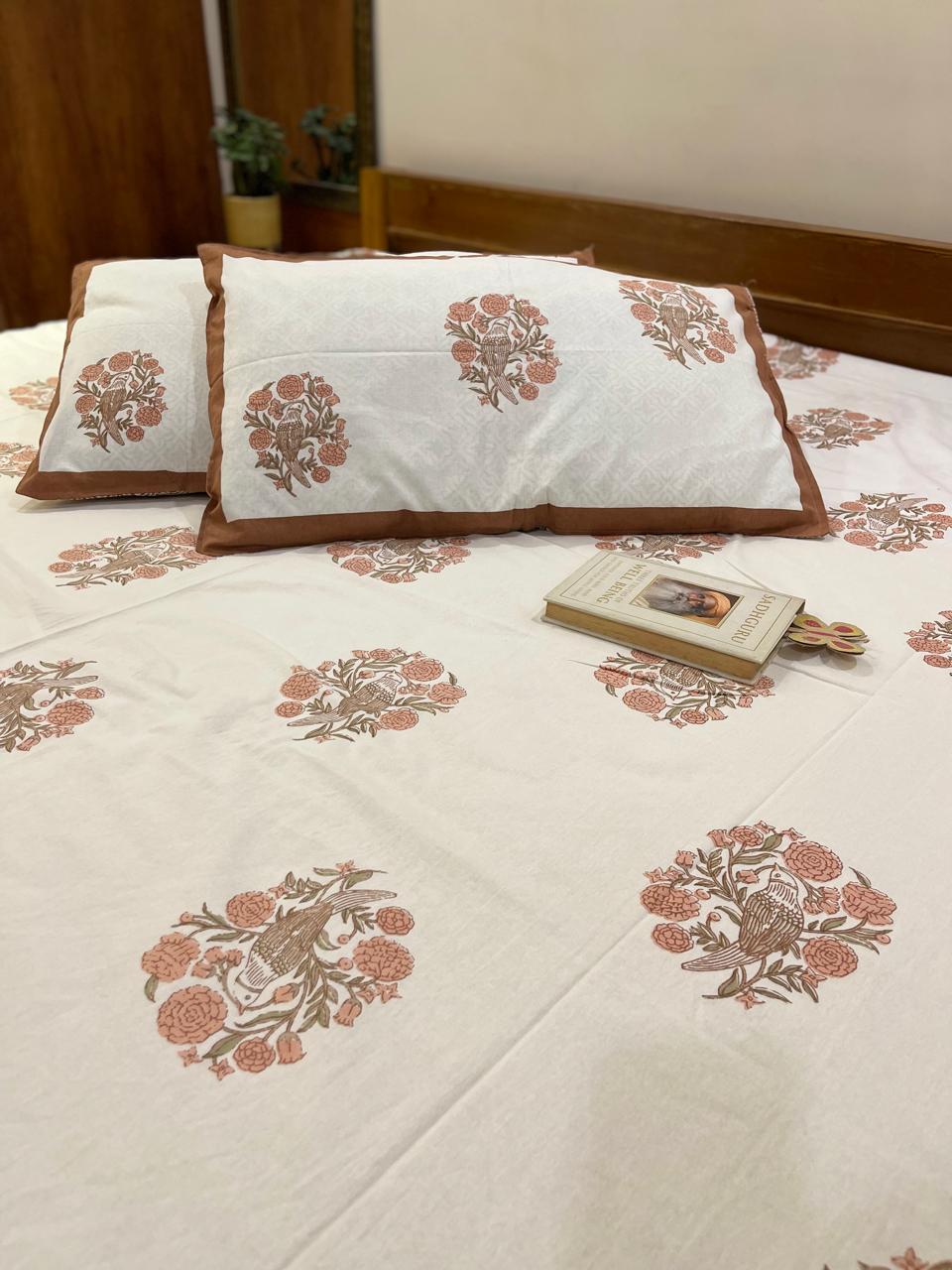 Pure Cotton King Size Bedsheets
