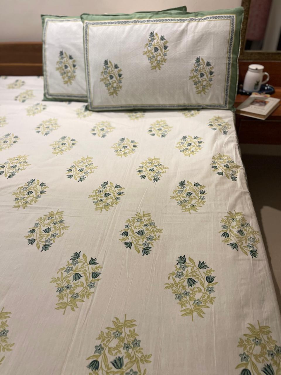 Pure Cotton King Size Bedsheets