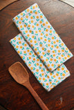Golden Bloom Kitchen Towel