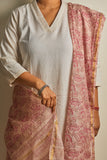 Hand Block Printed Chanderi Silk Dupatta