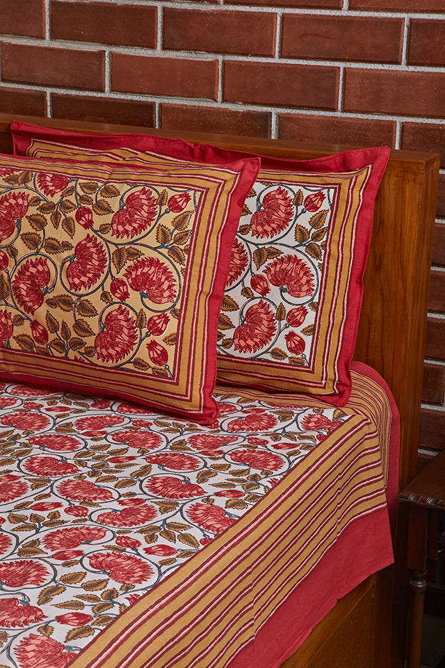 Pure Cotton King Size Bedsheets