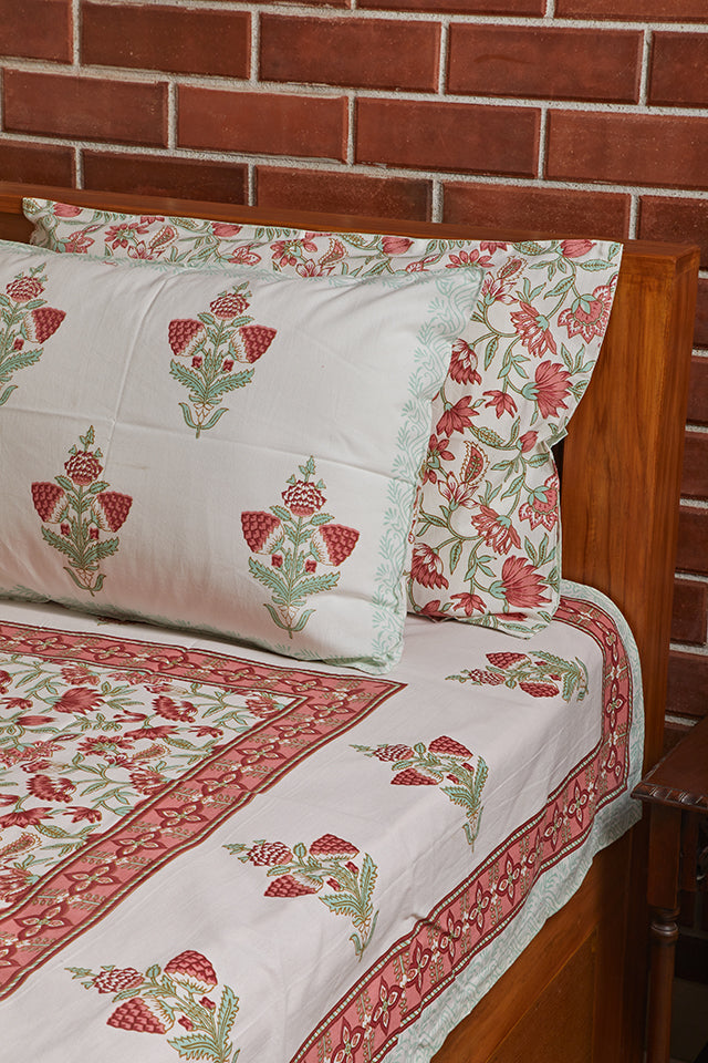 Pure Cotton King Size Bedsheets