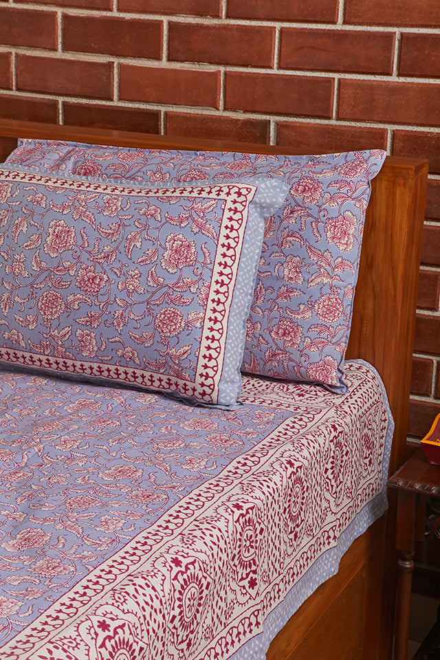 Pure Cotton King Size Bedsheets