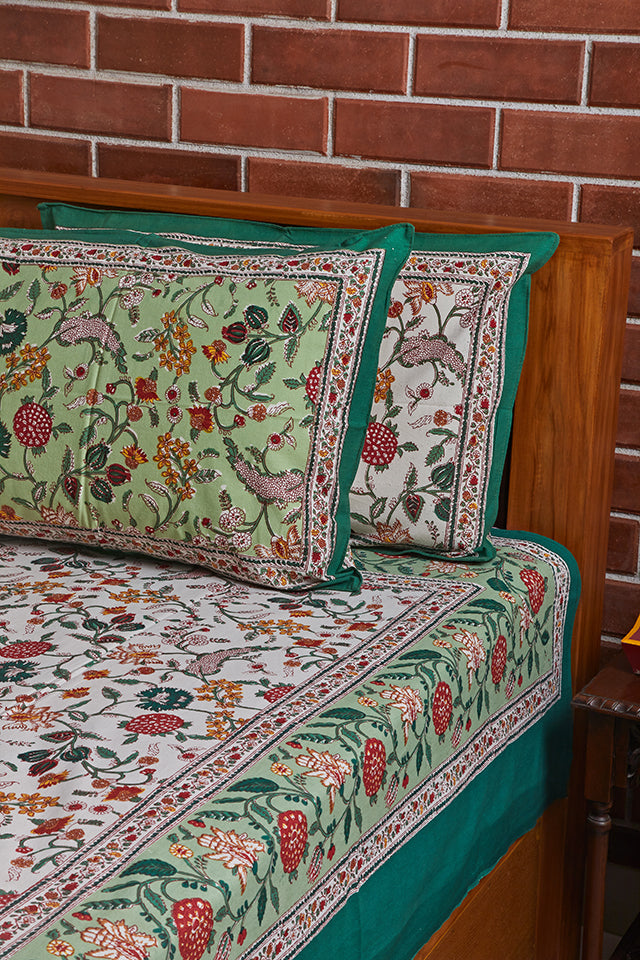 Pure Cotton King Size Bedsheets