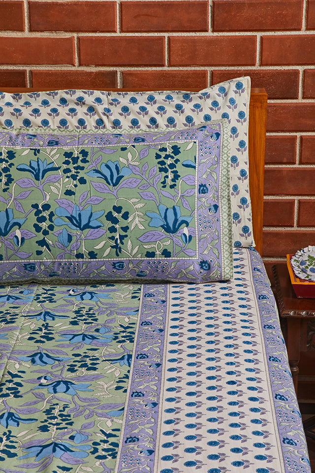 Pure Cotton King Size Bedsheets