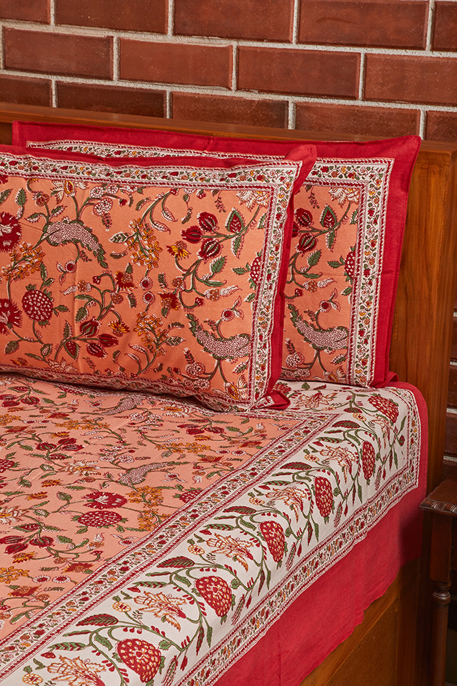 Pure Cotton King Size Bedsheets