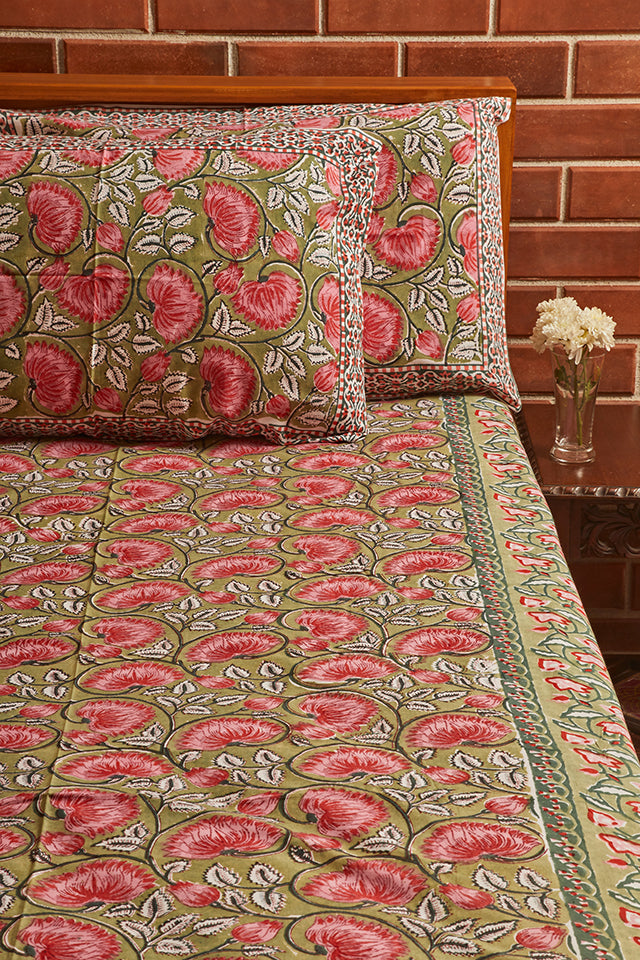 Premium Cotton King Size Bedsheets