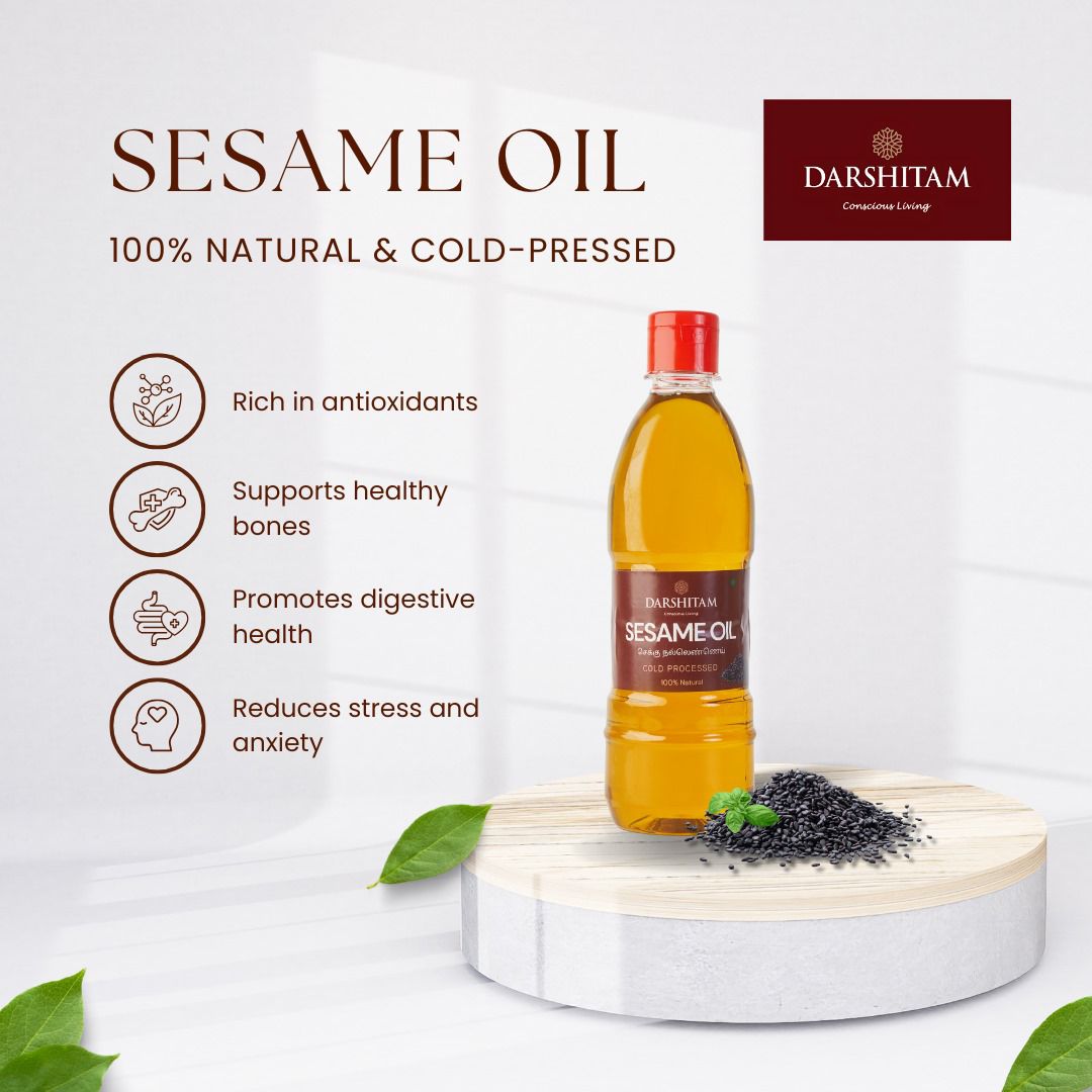 Cold Pressed Sesame Oil - 500ml